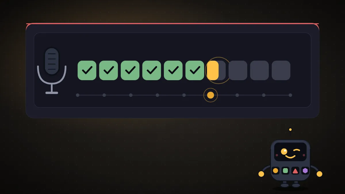 Singtrainer im Browser: Nadel auf dem Ton, Abweichung in Cent